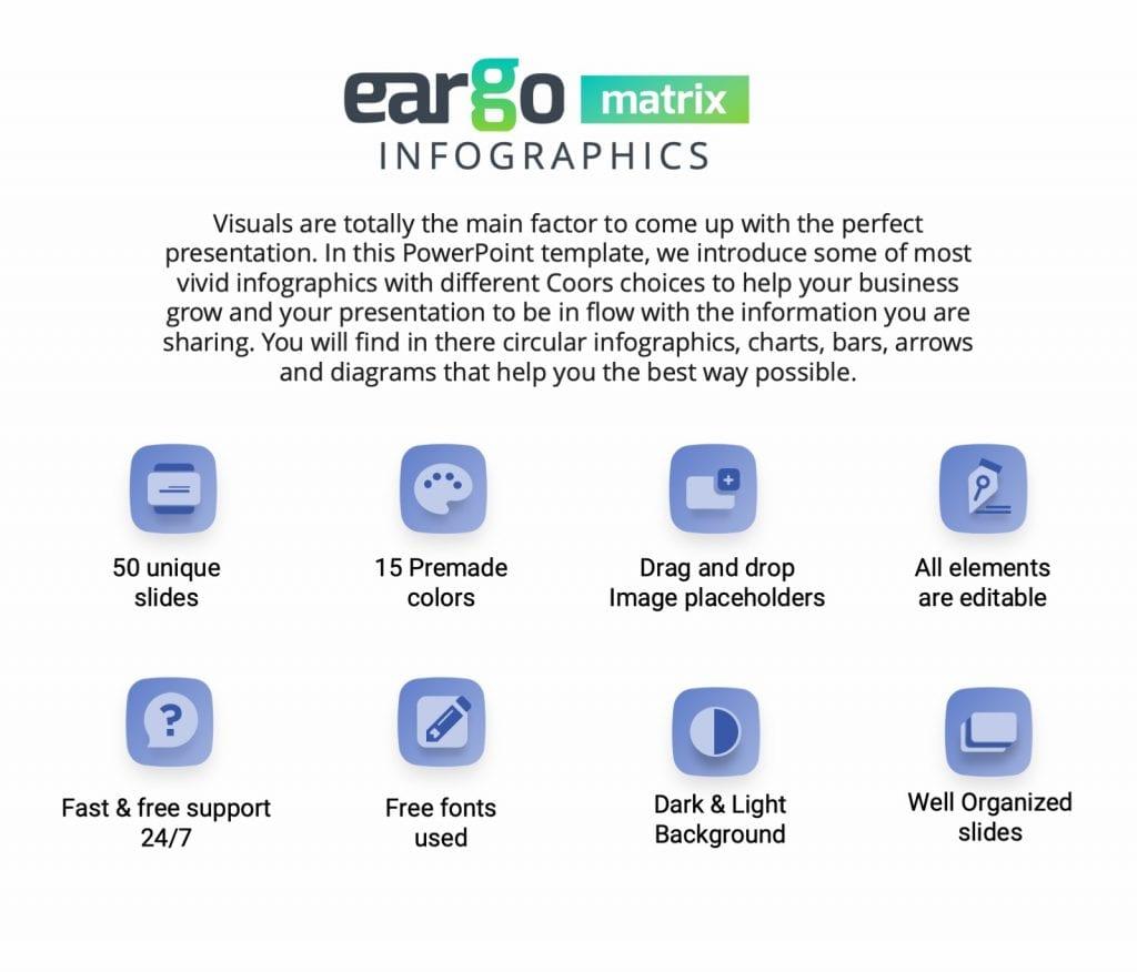 Eargo Matrix Infographics PowerPoint Template