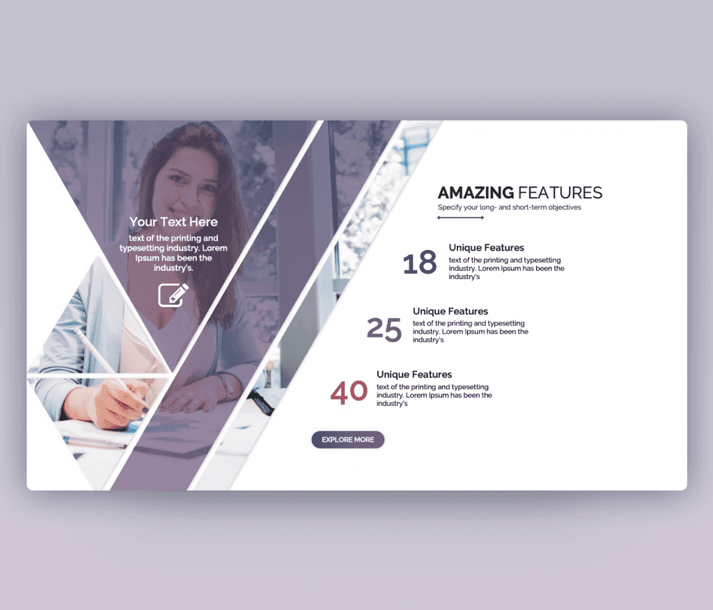 Amazing Features - Product Features PowerPoint Template