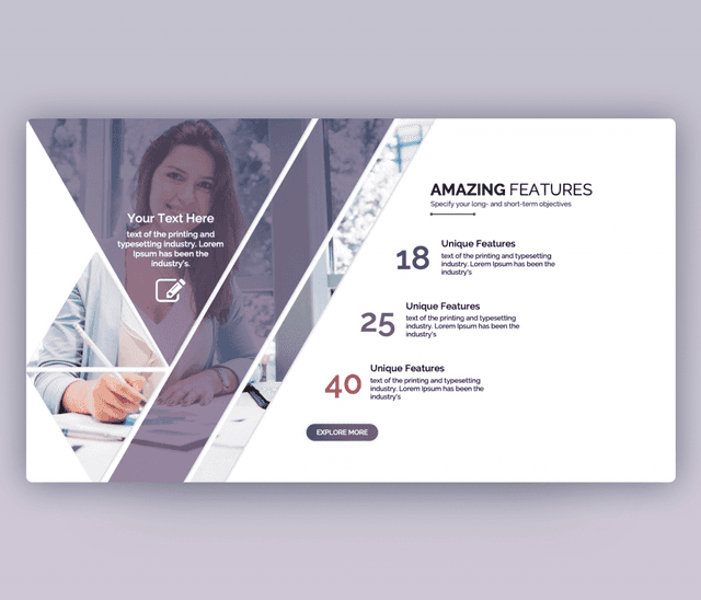 Amazing Features – Product Features PowerPoint Template