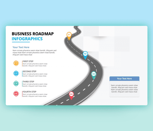 Free Editable Business Roadmap PowerPoint Template