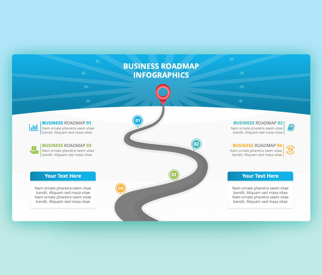 Business Roadmap PowerPoint Template Free