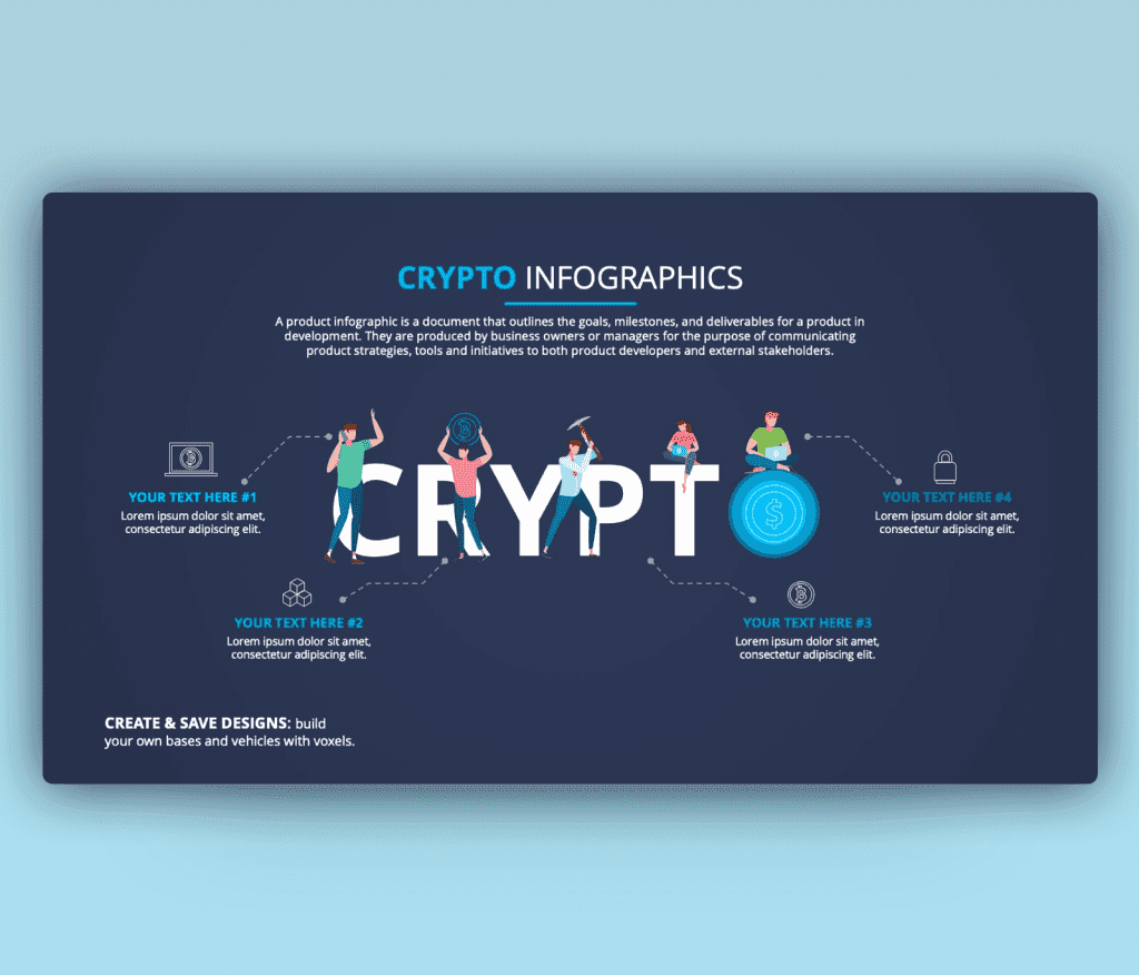 Crypto Infographic PowerPoint Template Free PPT