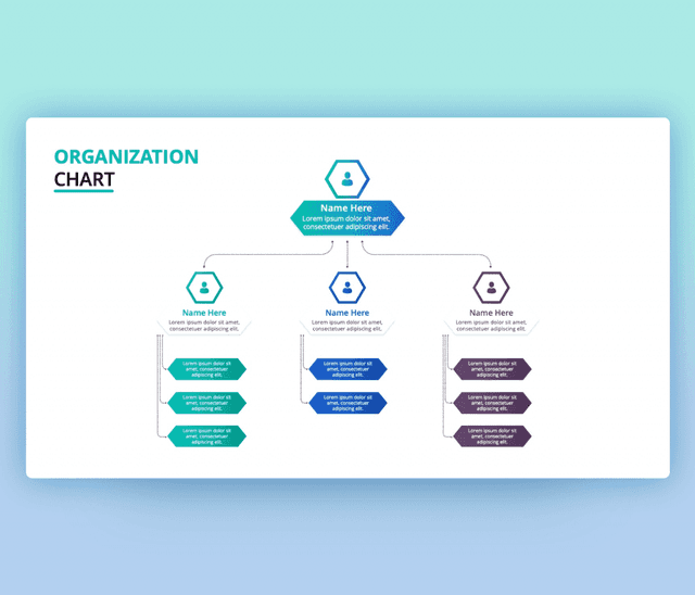 Organization Chart PPT Template Free Download