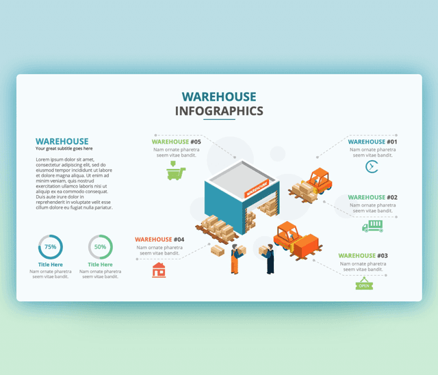 Warehouse Operations PPT – PowerPoint Infographic