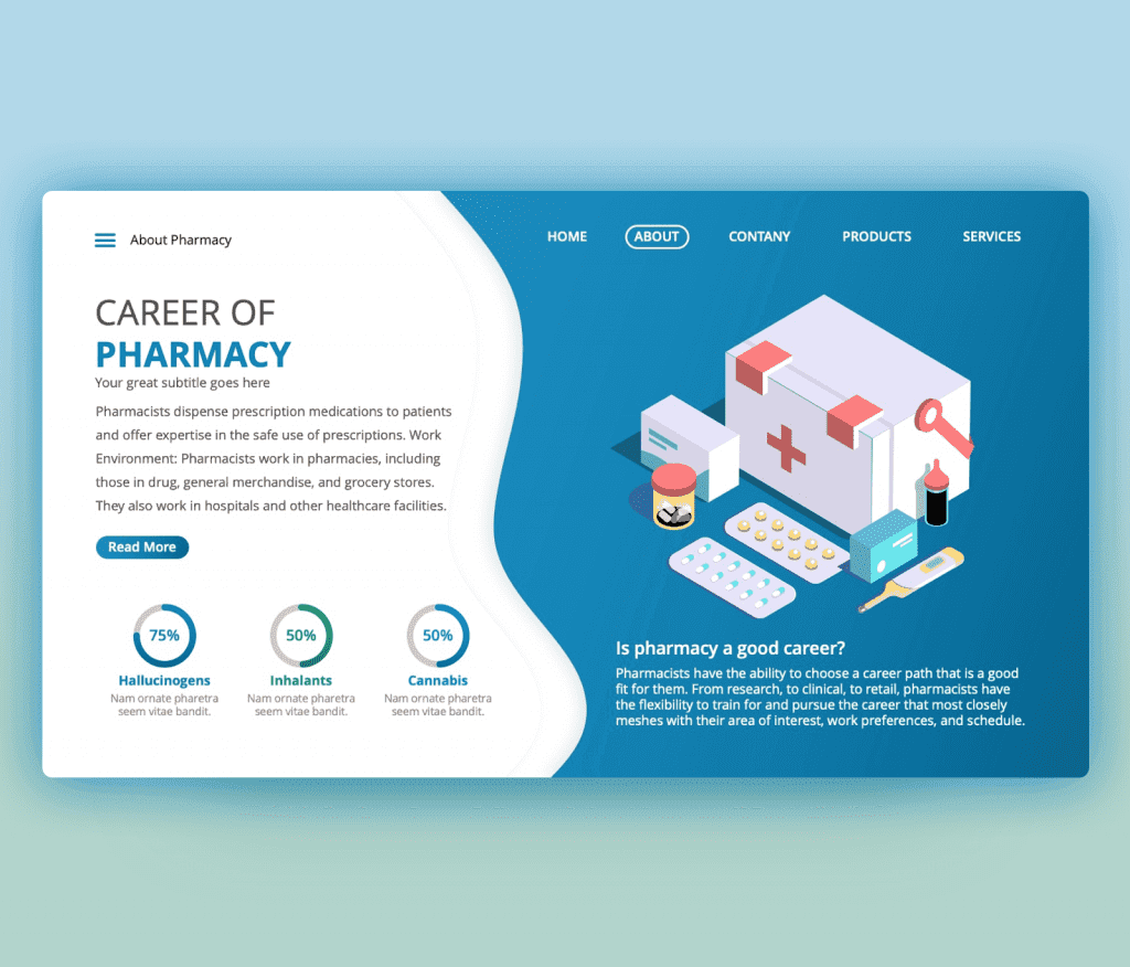 Career of Pharmacy – Free Medical PowerPoint Template