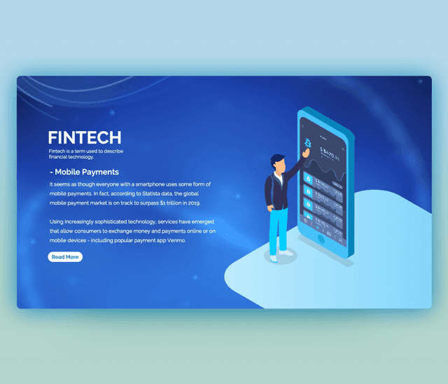 Using Fintech in Mobile Payments PowerPoint Template