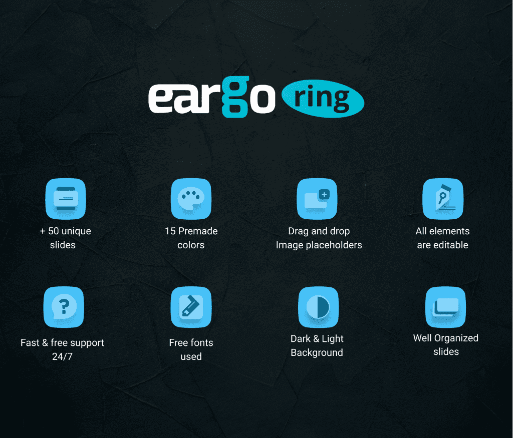 Eargo Ring – Circular Infographics PPT Templates