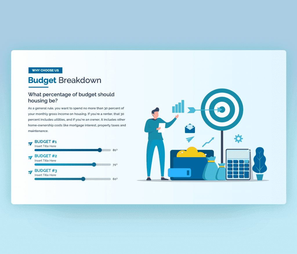 Budget Breakdown PowerPoint PPT Template 