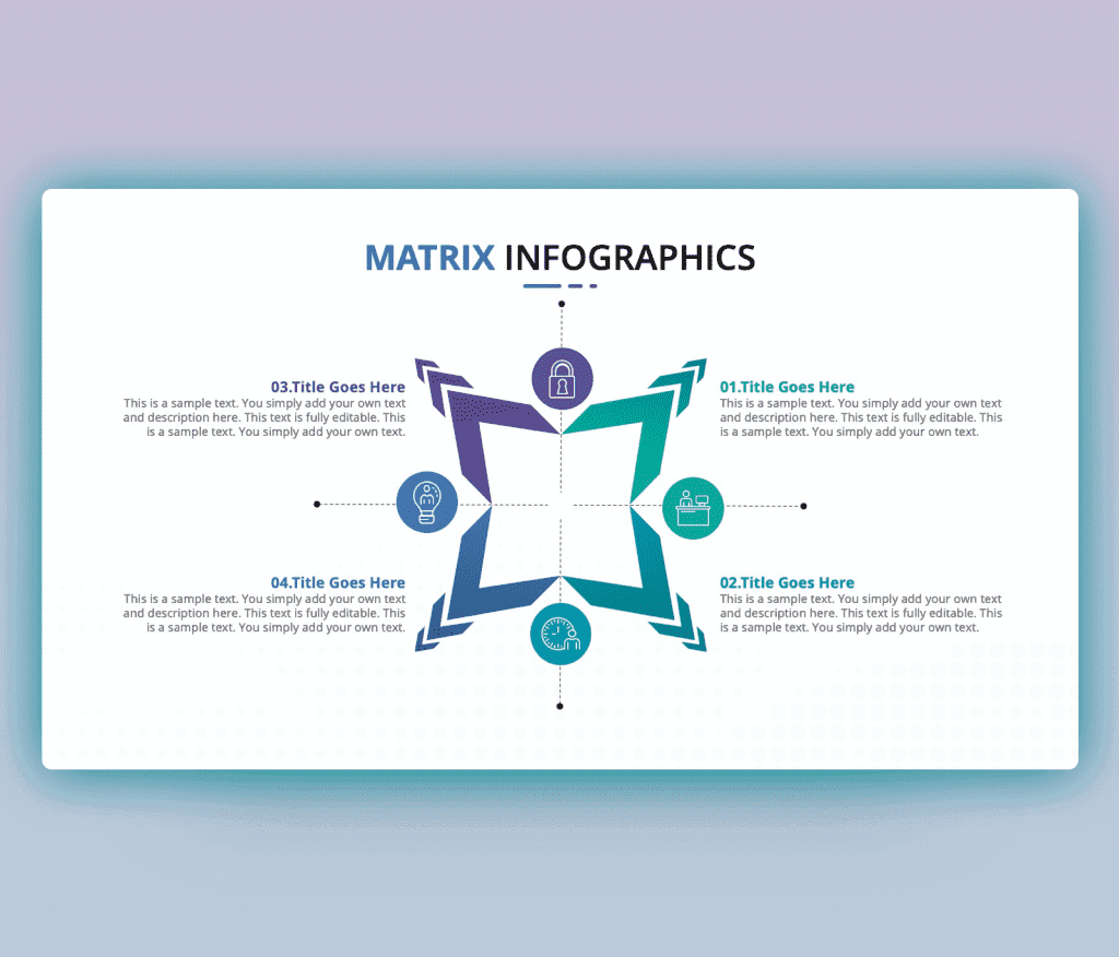Matrix Infographics PowerPoint Template