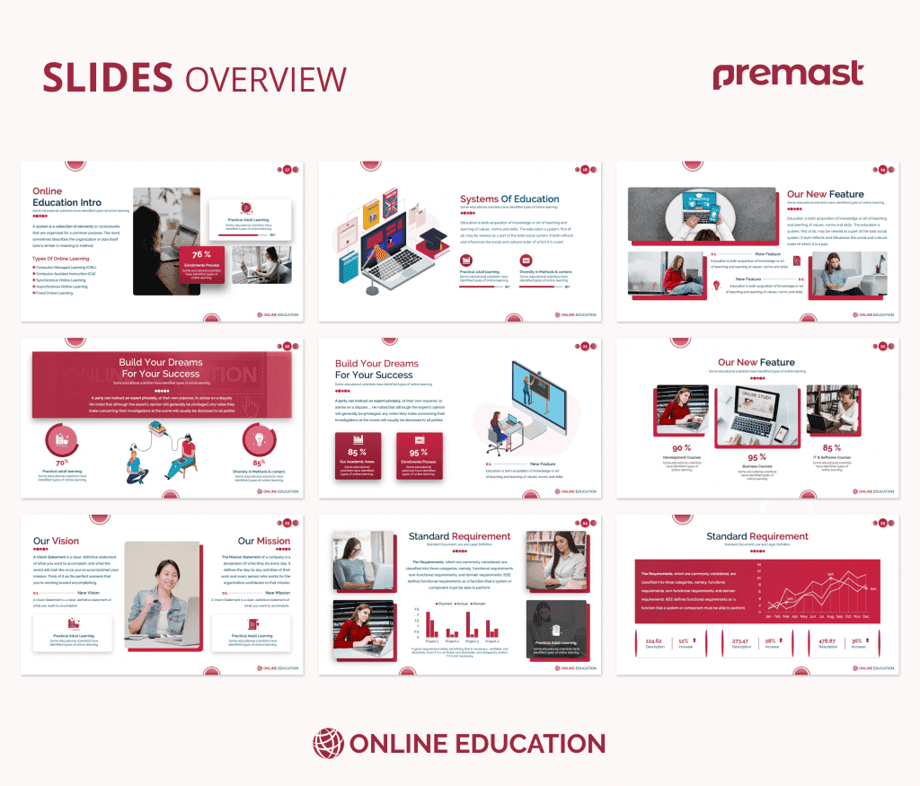 Online Education PowerPoint Presentation Template