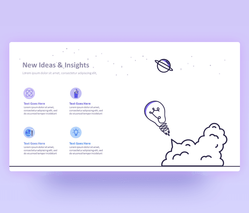 New Ideas and Insights PowerPoint Template