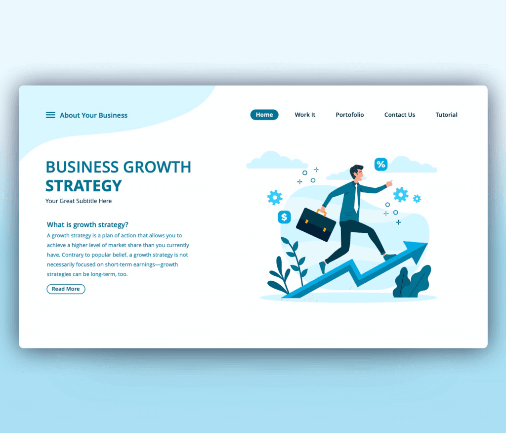 Business Growth Strategy PPT Template