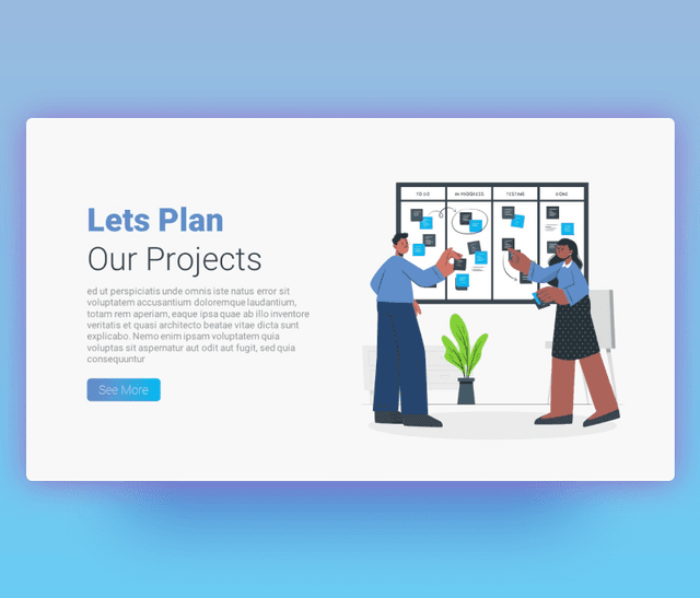 Lets Plan our Project – Project Plan PowerPoint Template