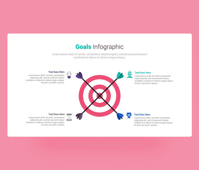 Goals Infographic Template for PowerPoint
