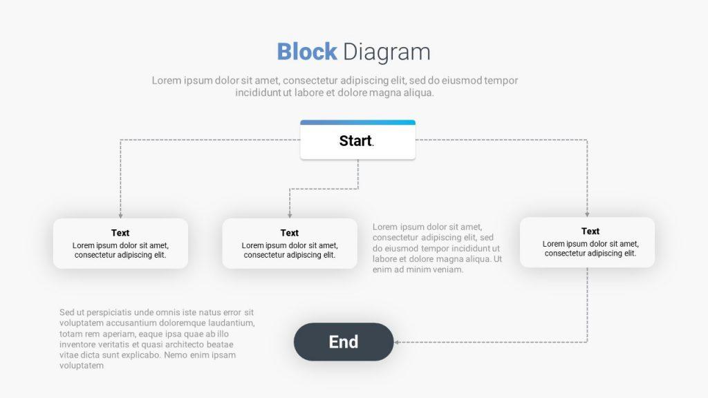 Block Chart Diagram PowerPoint Template
