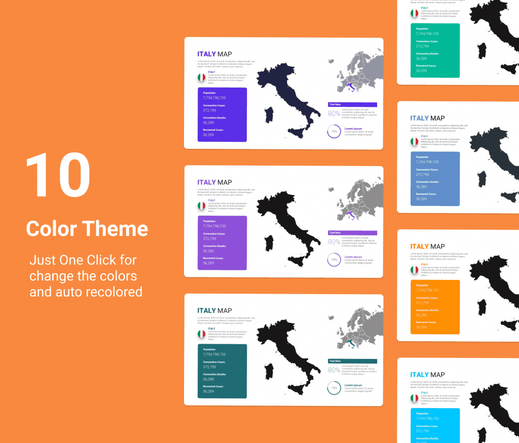 Europe Maps Presentation Template for PowerPoint