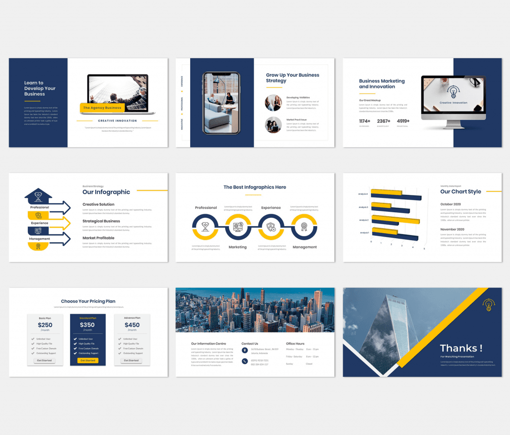 The Agency – Business Presentation Template