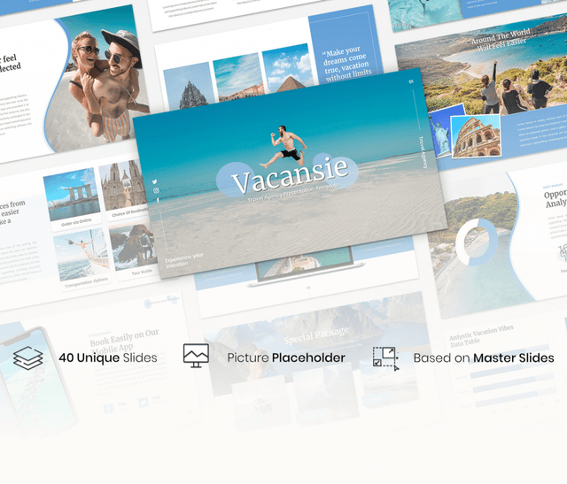 Vacansie – Travel Agency Presentation Template