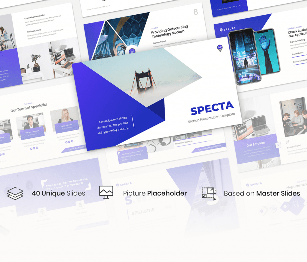 Specta – Startup  Presentation Template