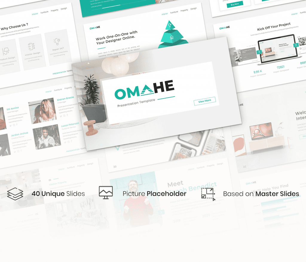 Omahe – Interior Design Presentation Template