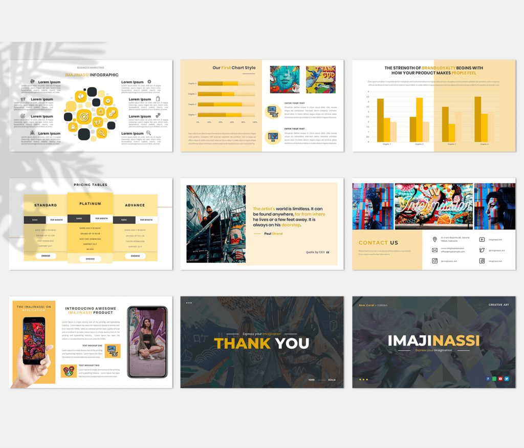 Imajinassi – Creative Business Presentation Template