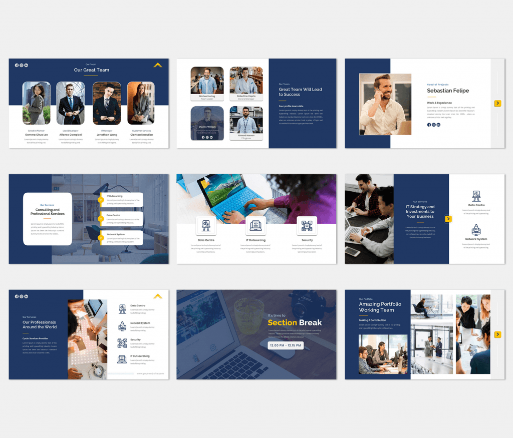 Projects – IT Company Presentation Template