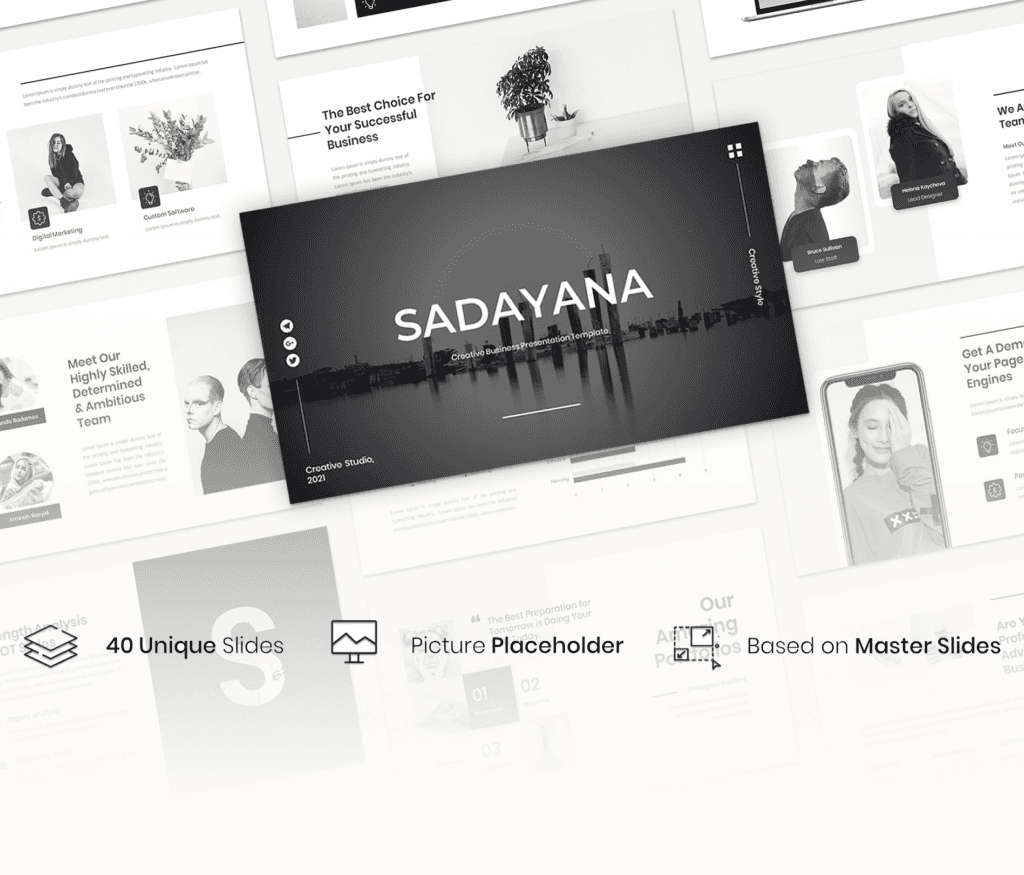 Sadayana – Creative Business Presentation powerpoint