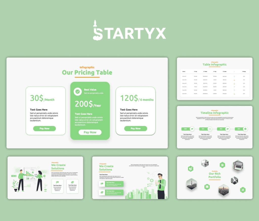 Startyx – Startup Presentation PowerPoint Template