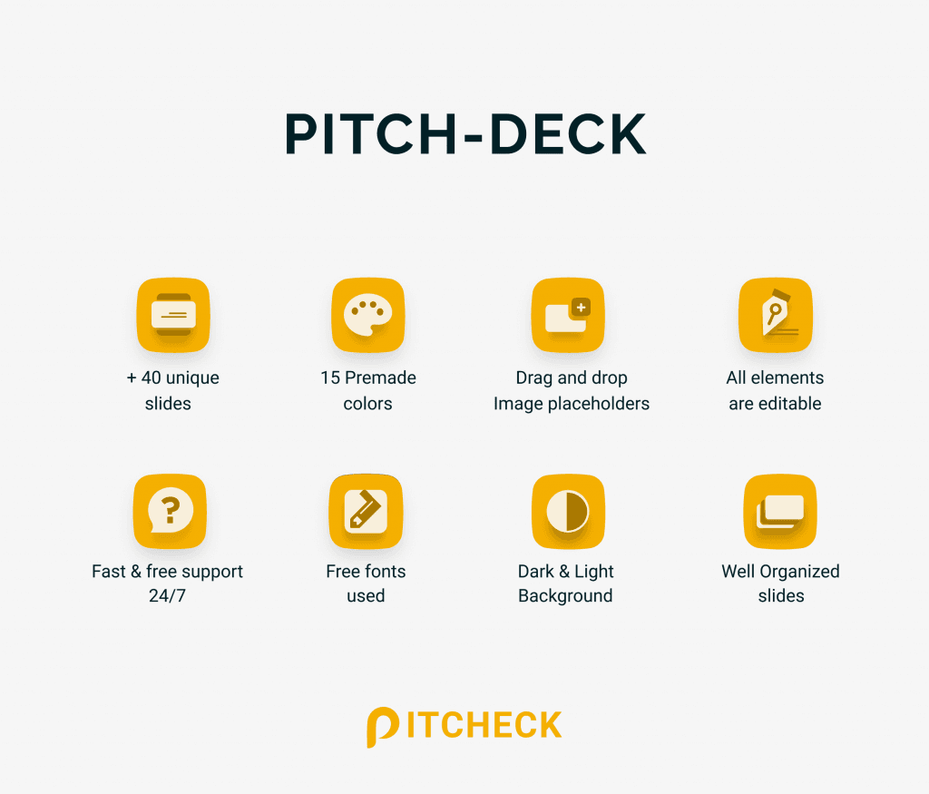 Pitcheck – Pitch Deck PowerPoint Presentation Template