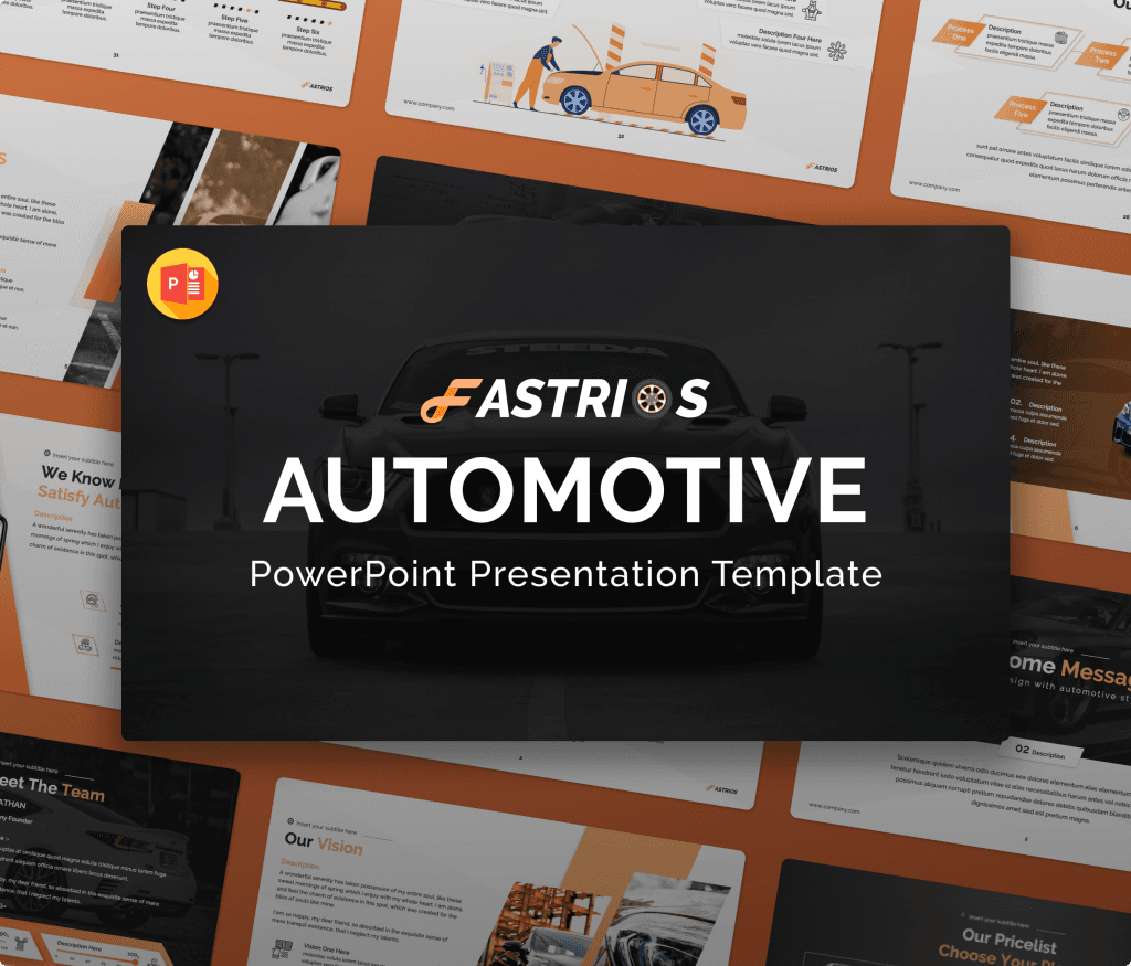 Fastrios – Automotive PowerPoint Presentation Template