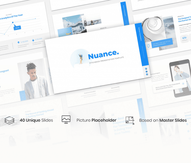 Nuance – Pitchdeck PowerPoint Template