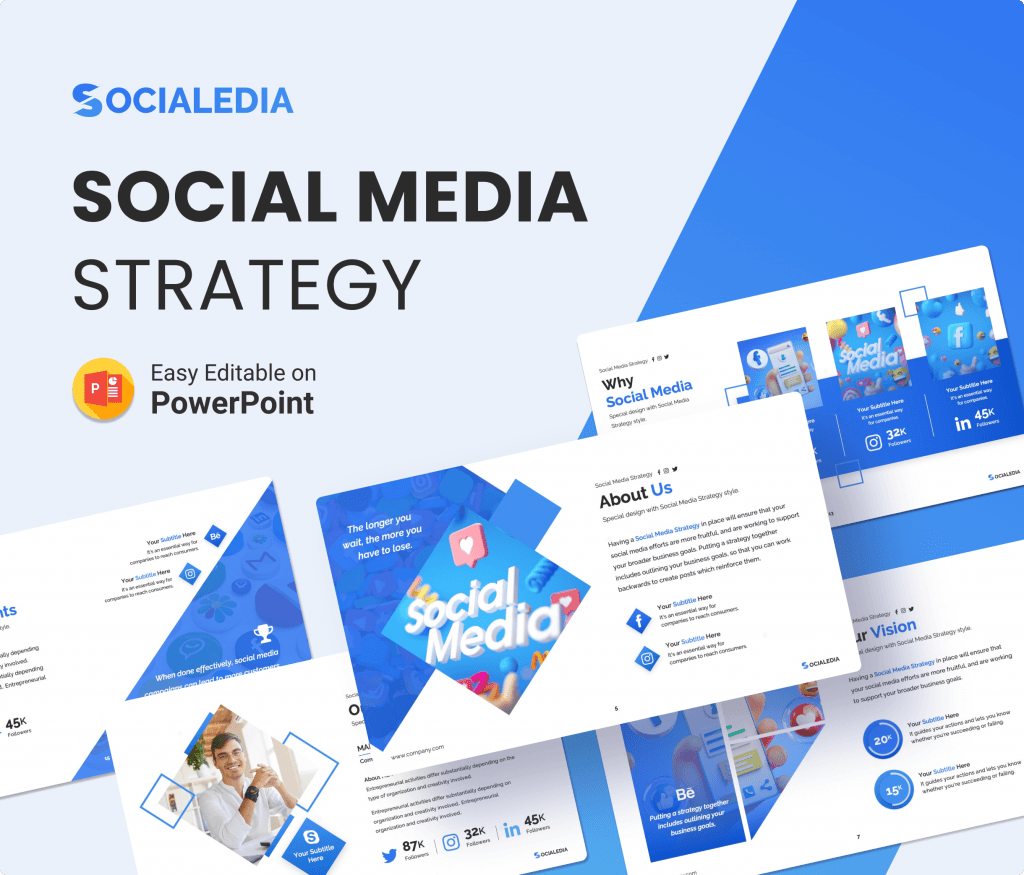 Socialedia - Social Media Strategy Presentation Template