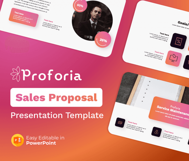 Proforia – Sales Proposal PowerPoint Presentation Template