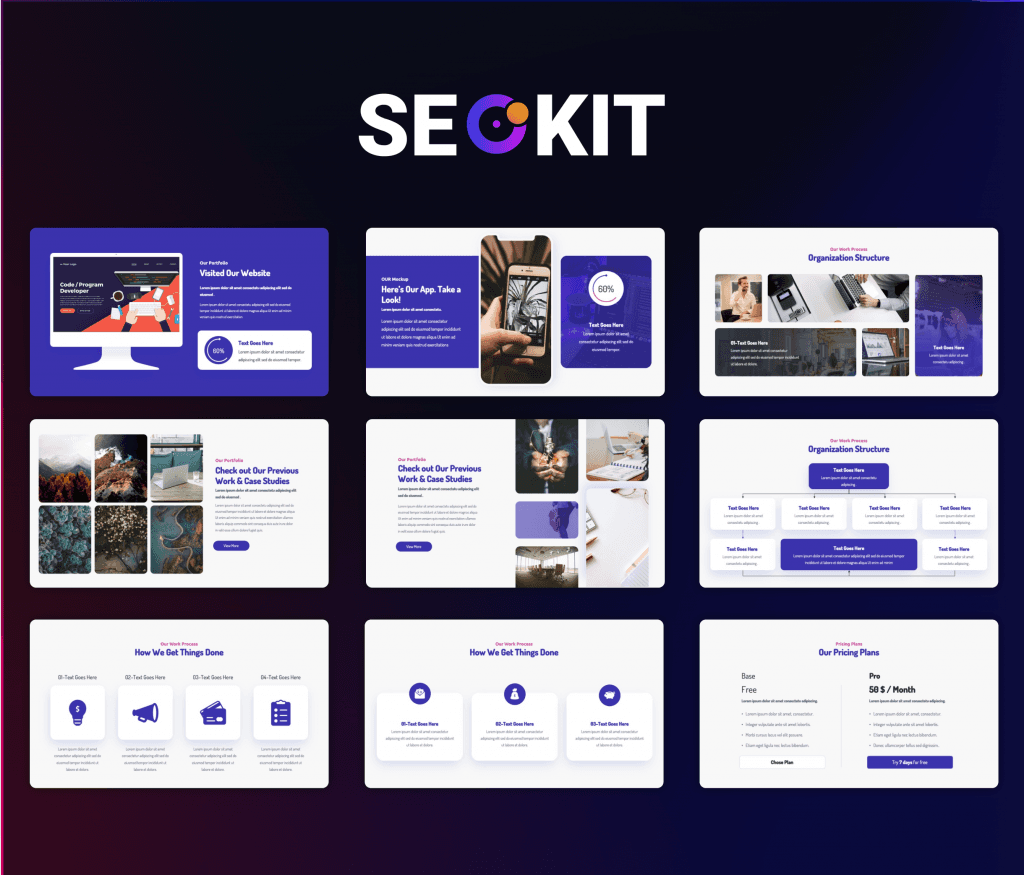Seokit – SEO and Marketing PowerPoint Presentation Template