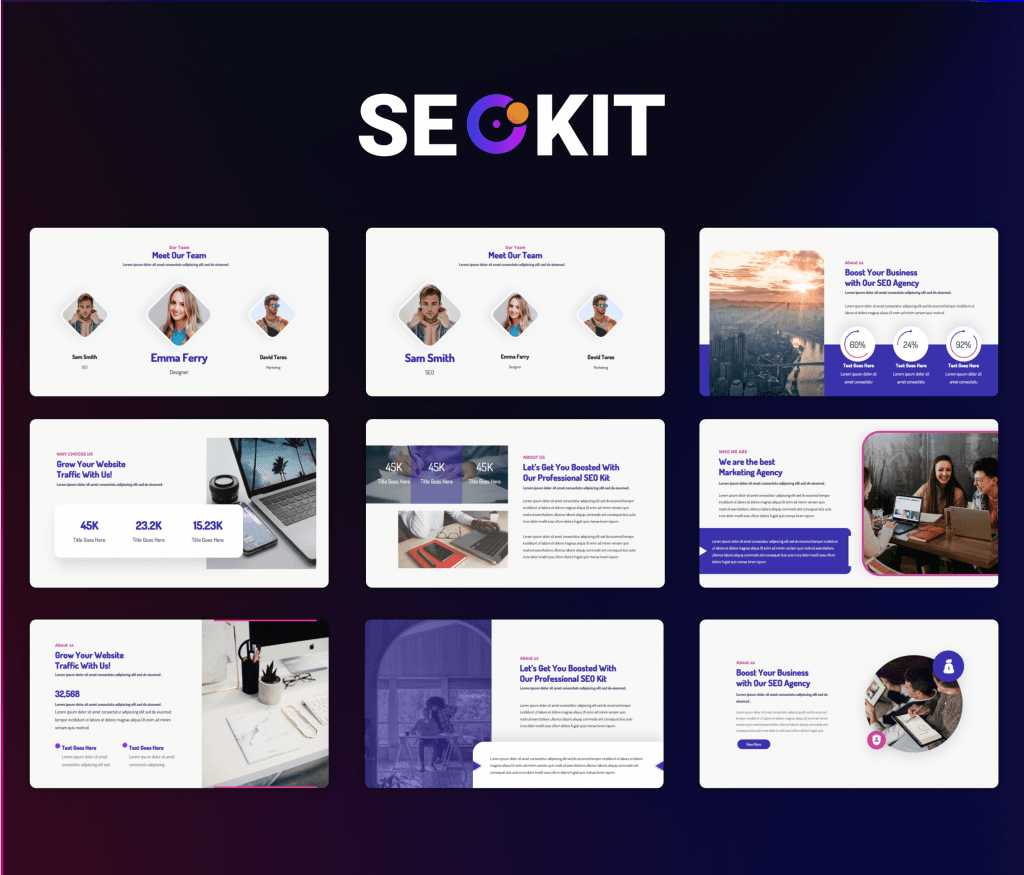 Seokit – SEO and Marketing PowerPoint Presentation Template