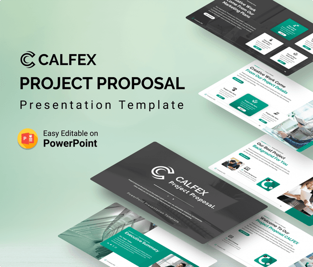 Calfex β Project Proposal PPT Presentation Template