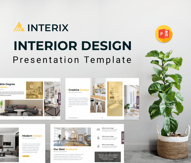Interix – Interior Design Project Presentation PPT
