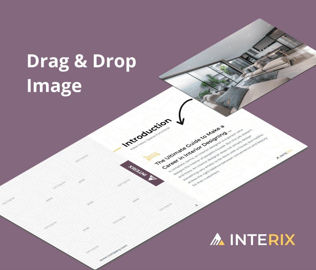 Interix - Interior Design Project Presentation PPT