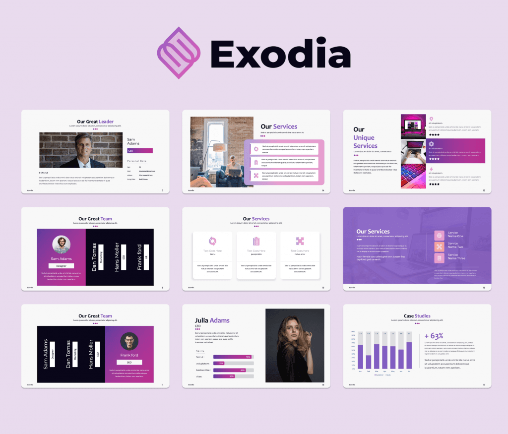 Exodia – Multipurpose PowerPoint Presentation Template