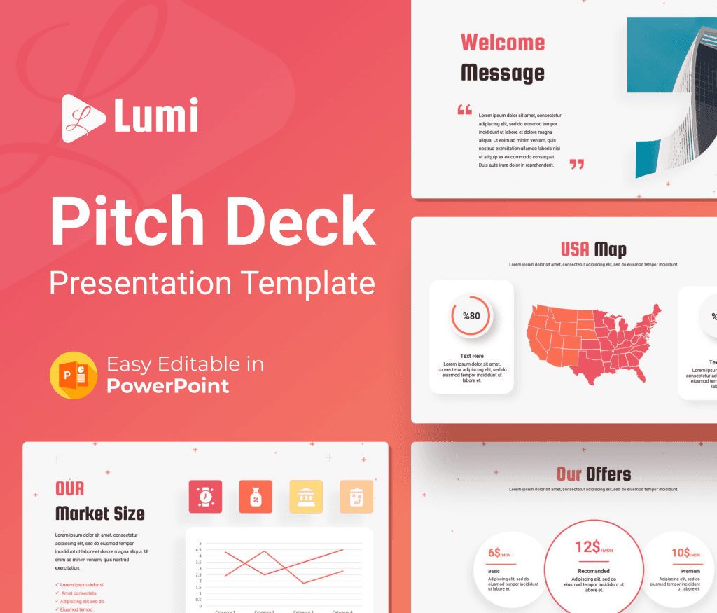 Lumi - Pitch Deck Presentation Template