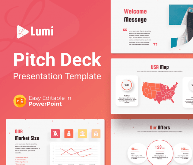 Lumi – Pitch Deck Presentation Template