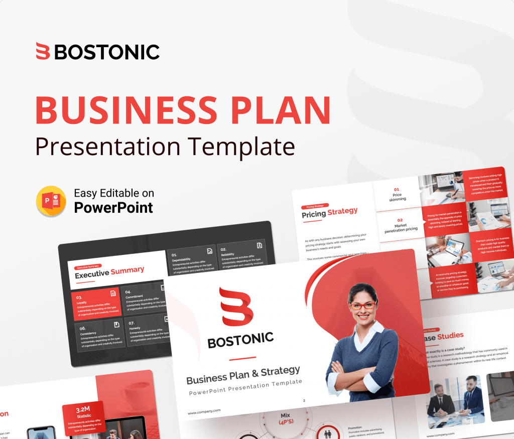 Bostonic Business Plan PowerPoint Presentation Template