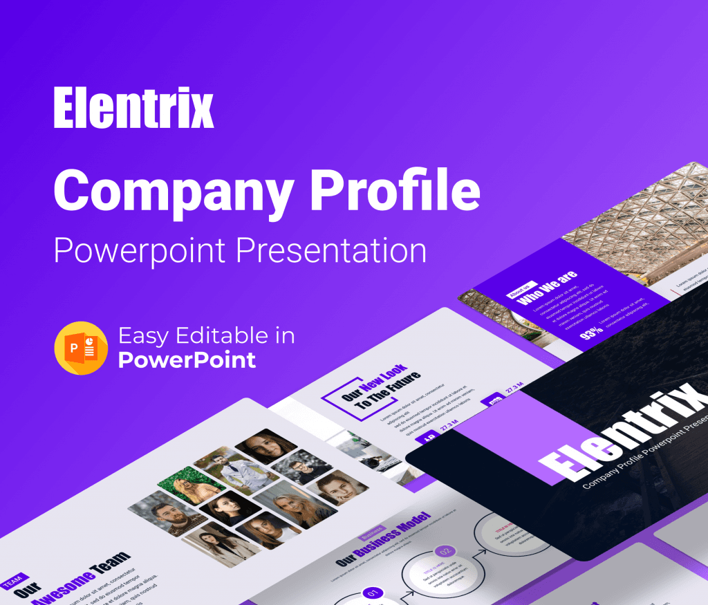 Elentrix - Company Profile Presentation Template