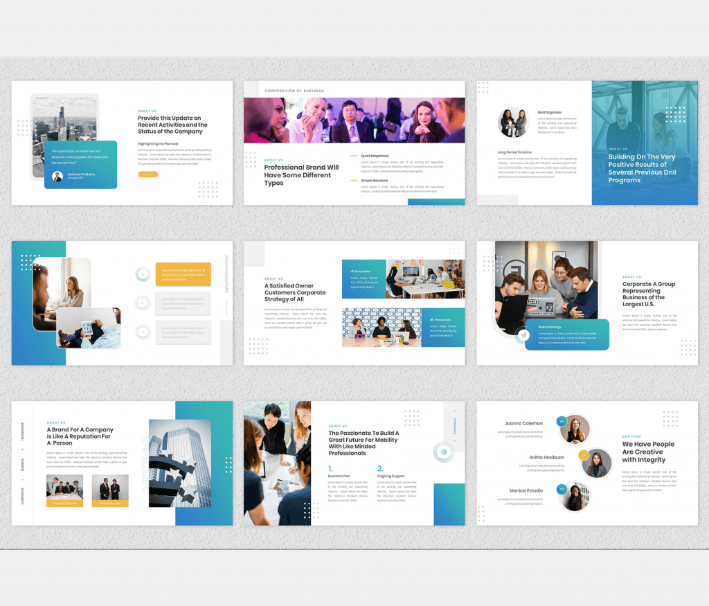 Omega – Corporate Business PowerPoint Template