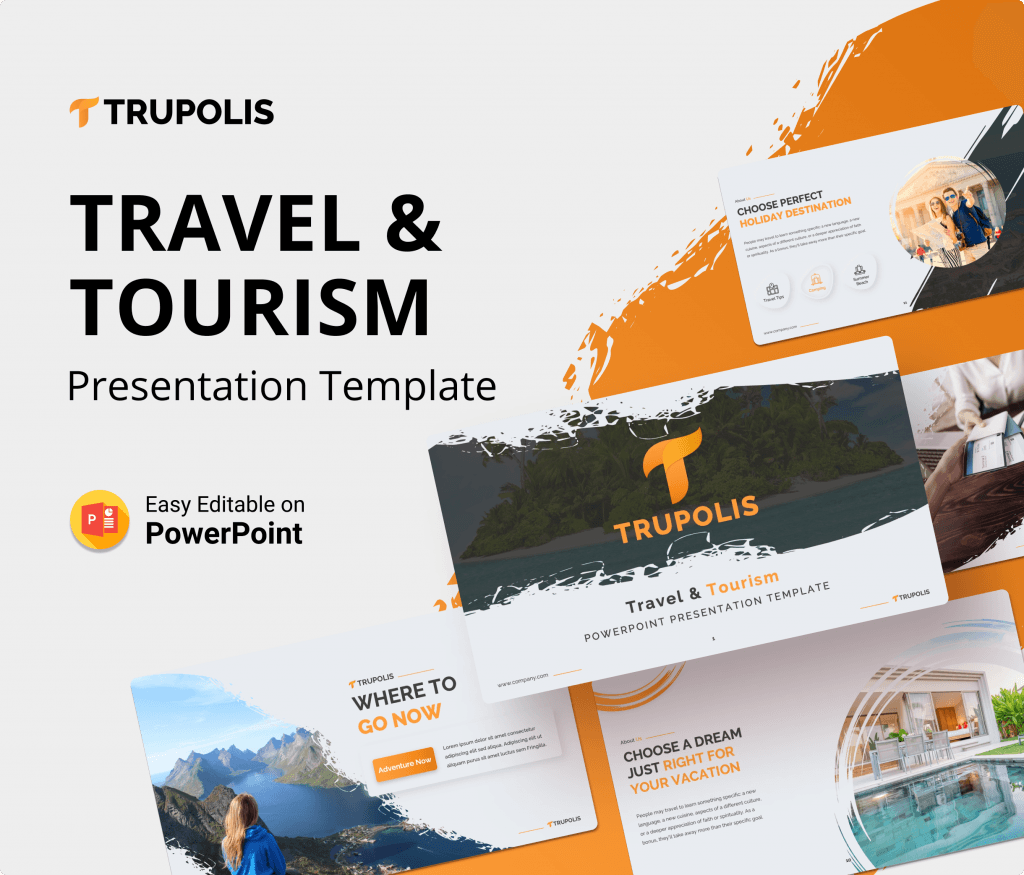 Trupolis - Travel &amp; Tourism PowerPoint Presentation Template