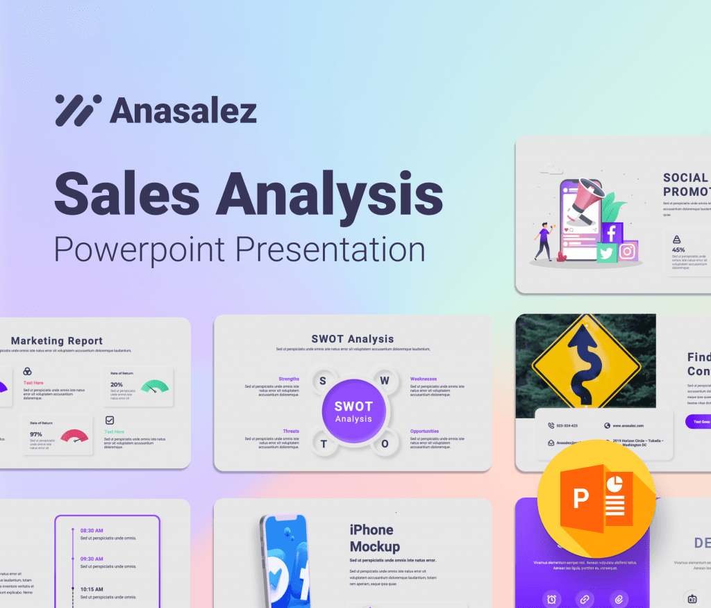 Anasalez – Sales Analysis Powerpoint Presentation Template