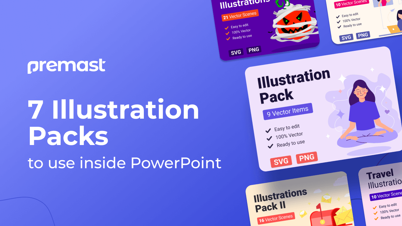 7 Illustrations Packs to use inside PowerPoint
