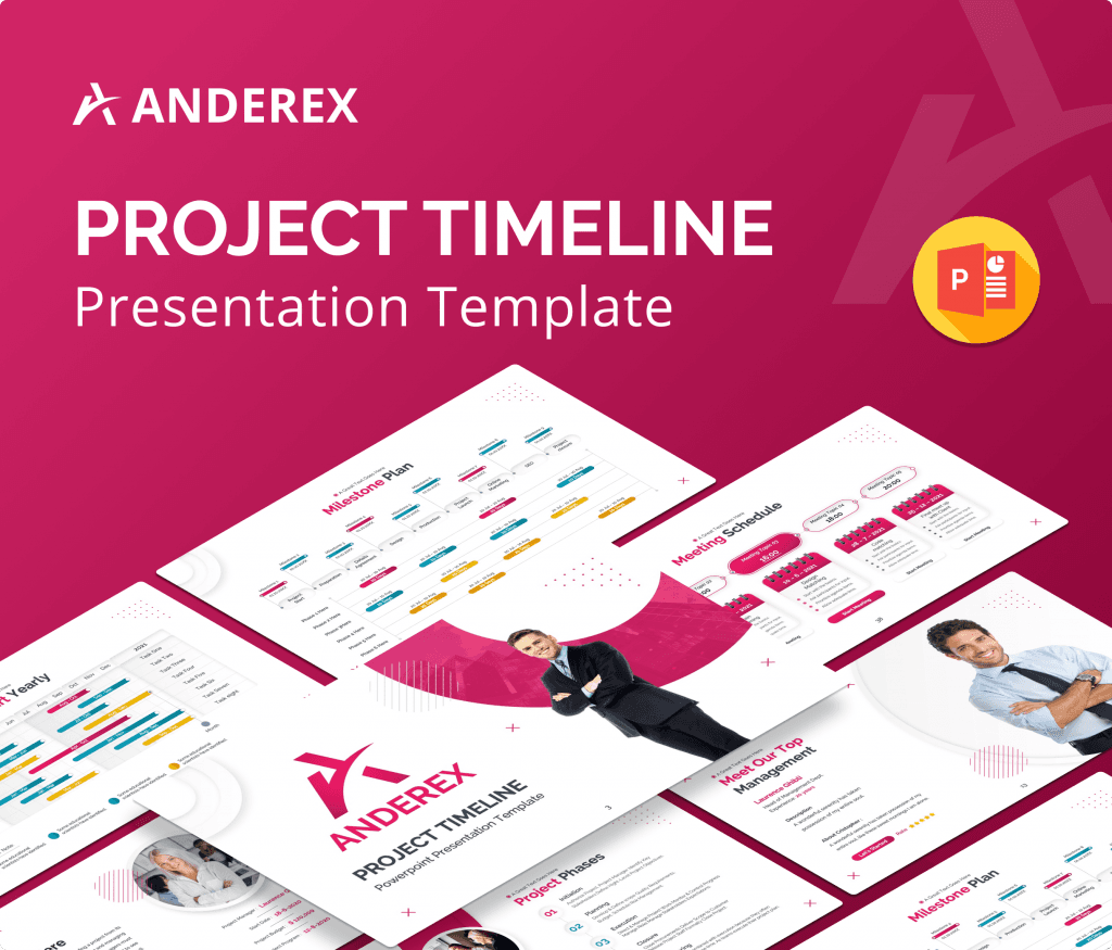 Anderex - Project Timeline PowerPoint Presentation Template
