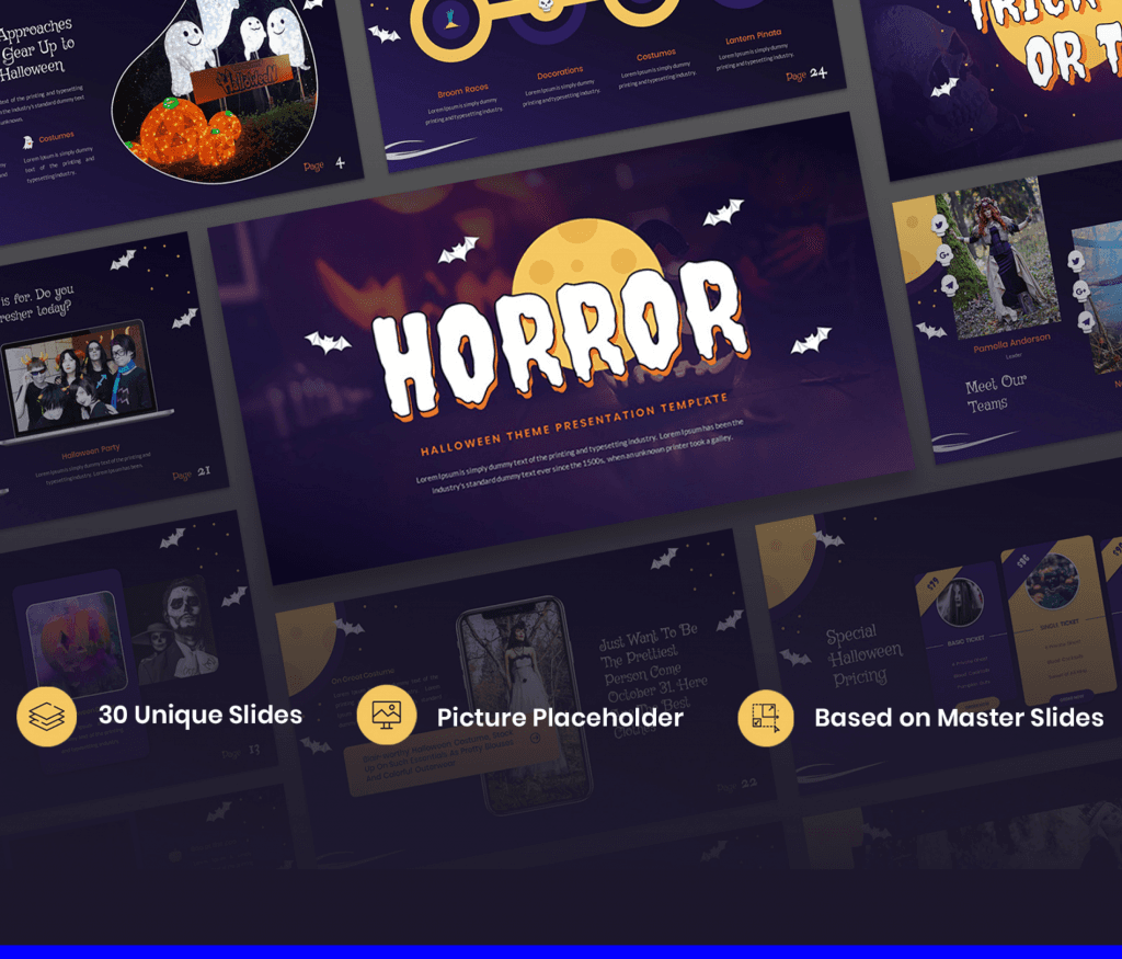 Horror – Halloween Theme Google Slides Template