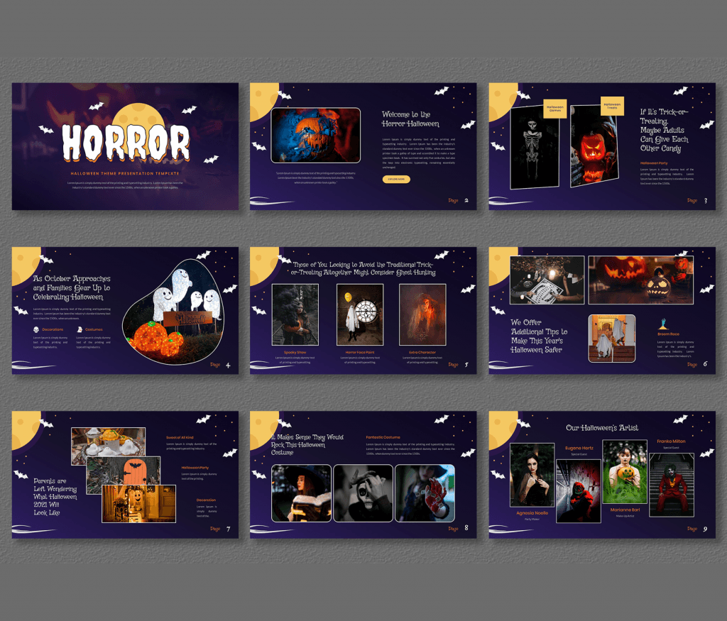 Horror – Halloween Theme PowerPoint Template